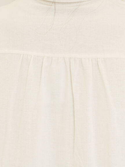 切替ピンタックブラウス（オフホワイト/チャコールグレー/ベージュ）｜Samansa Mos2（サマンサ モスモス）通販