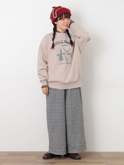 レースシャーリング2WAYブラウス（オフホワイト/チャコールグレー/ベージュ/ブラウン）｜Samansa Mos2（サマンサ モスモス）通販