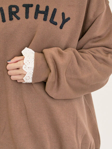 飛び裏毛ざっくり刺繍ロゴスウェット（レッド/ブラウン/キナリ）｜Samansa Mos2（サマンサ モスモス）通販