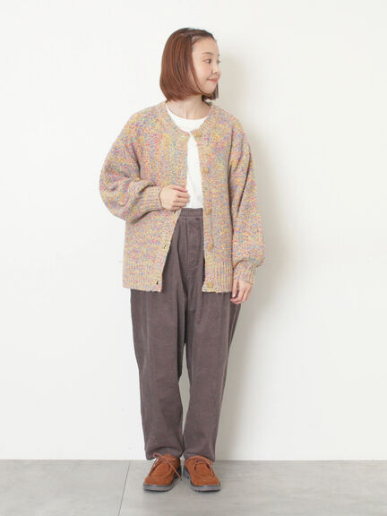 【M/Lサイズ】コーディロイテーパードパンツ（ベージュ/モカ/イエロー/ミント）｜Samansa Mos2（サマンサ モスモス）通販