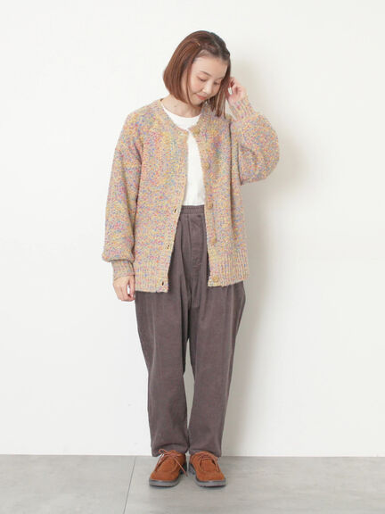 【M/Lサイズ】コーディロイテーパードパンツ（ベージュ/モカ/イエロー/ミント）｜Samansa Mos2（サマンサ モスモス）通販