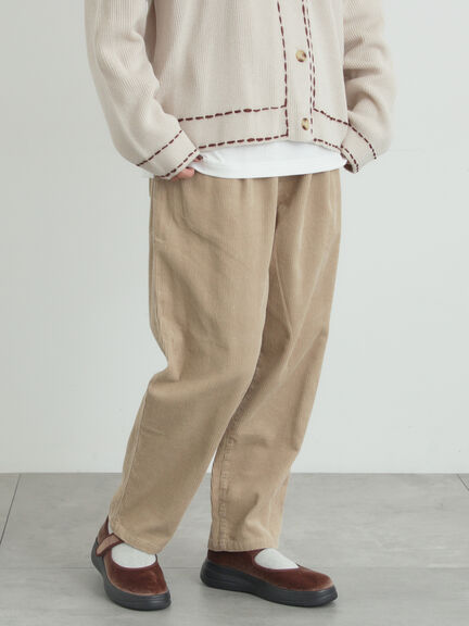 【M/Lサイズ】コーディロイテーパードパンツ（ベージュ/モカ/イエロー/ミント）｜Samansa Mos2（サマンサ モスモス）通販