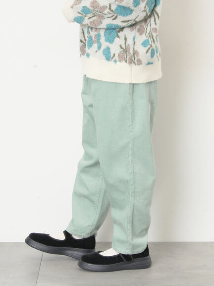 【M/Lサイズ】コーディロイテーパードパンツ（ベージュ/モカ/イエロー/ミント）｜Samansa Mos2（サマンサ モスモス）通販