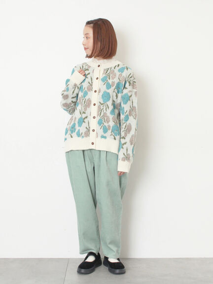 【M/Lサイズ】コーディロイテーパードパンツ（ベージュ/モカ/イエロー/ミント）｜Samansa Mos2（サマンサ モスモス）通販