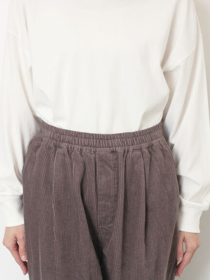 【M/Lサイズ】コーディロイテーパードパンツ（ベージュ/モカ/イエロー/ミント）｜Samansa Mos2（サマンサ モスモス）通販