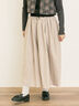 配色ベルトギャザースカート(ベージュ)|Samansa Mos2(サマンサ モスモス)通販