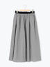 配色ベルトギャザースカート(ブラック/ベージュ/ブルー)|Samansa Mos2(サマンサ モスモス)通販