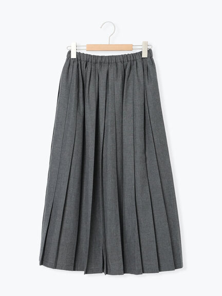 プリーツスカート（チャコールグレー/ベージュ/ブラウン/グリーン）｜Samansa Mos2（サマンサ モスモス）通販