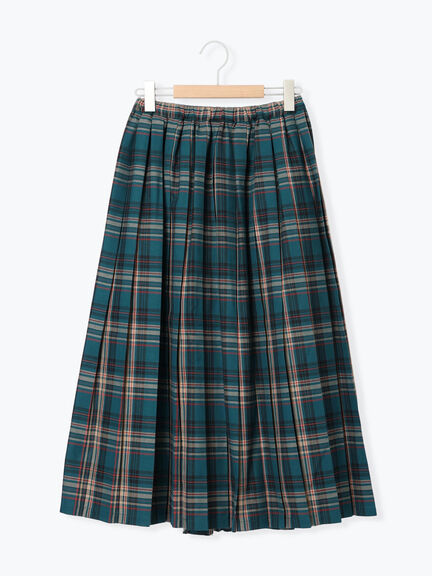 プリーツスカート（チャコールグレー/ベージュ/ブラウン/グリーン）｜Samansa Mos2（サマンサ モスモス）通販