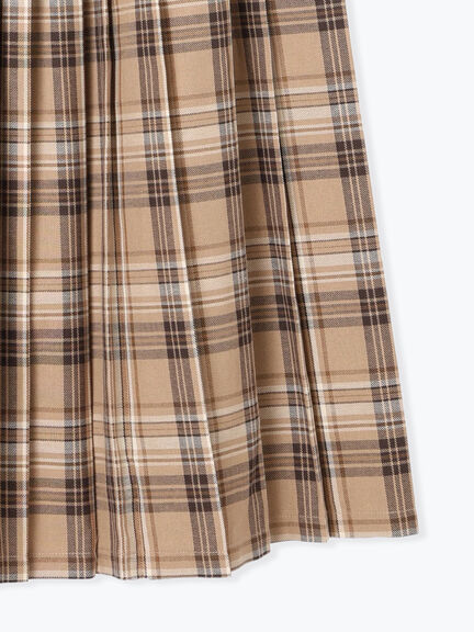 プリーツスカート（チャコールグレー/ベージュ/ブラウン/グリーン）｜Samansa Mos2（サマンサ モスモス）通販