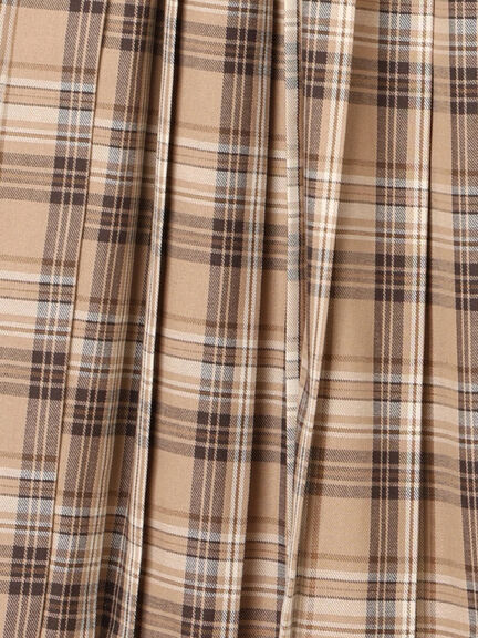 プリーツスカート（チャコールグレー/ベージュ/ブラウン/グリーン）｜Samansa Mos2（サマンサ モスモス）通販