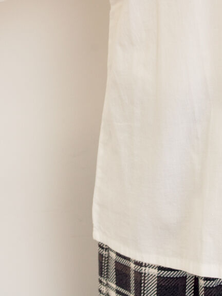 ボレロ風刺繍ブラウス（オフホワイト/ブラック/モカ）｜Samansa Mos2（サマンサ モスモス）通販