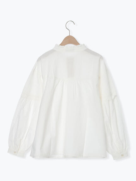 ボレロ風刺繍ブラウス（オフホワイト/ブラック/モカ）｜Samansa Mos2（サマンサ モスモス）通販