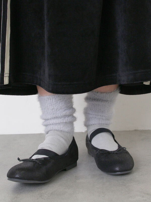 もけもけソックス（グレー/ベージュ/マスタード）｜Samansa Mos2（サマンサ モスモス）通販