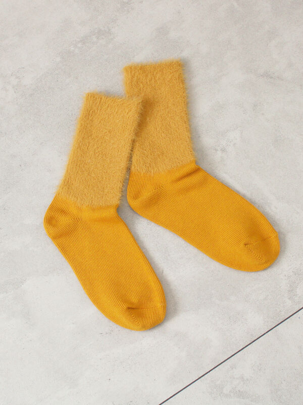 もけもけソックス（マスタード）｜Samansa Mos2（サマンサ モスモス）通販