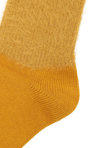 もけもけソックス（グレー/ベージュ/マスタード）｜Samansa Mos2（サマンサ モスモス）通販