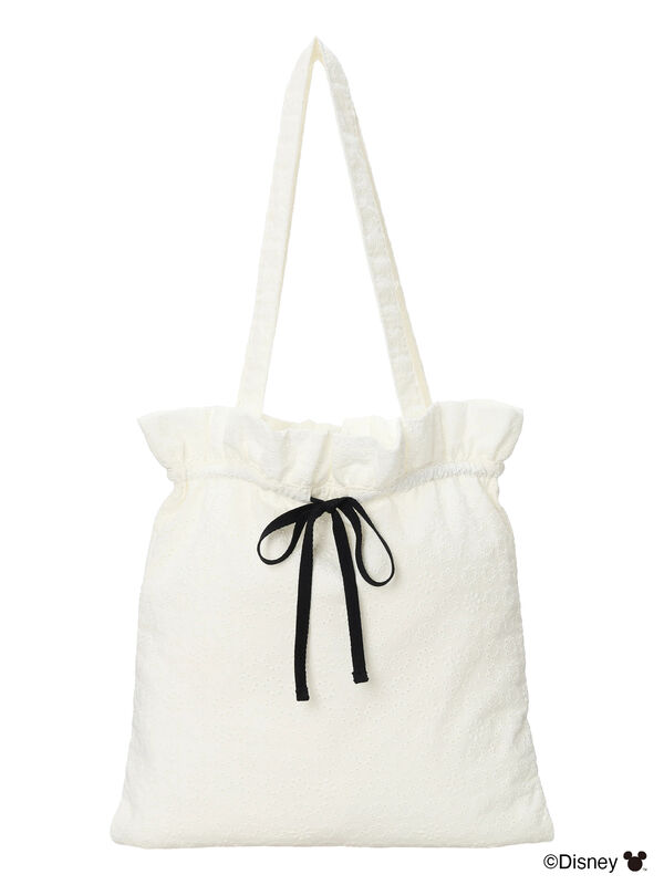 セール】 【Disney】ミッキーマウス/レースバッグ（オフホワイト