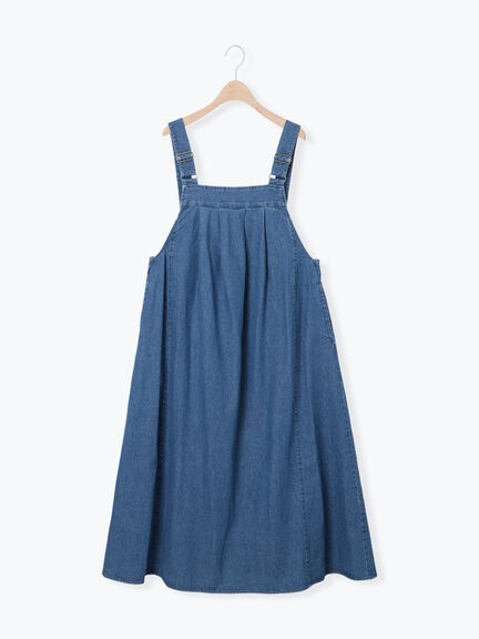 前タックジャンパースカート（チャコールグレー/ブラウン/ブルー/キナリ）｜Samansa Mos2（サマンサ モスモス）通販