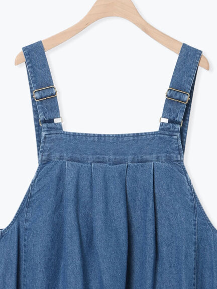 前タックジャンパースカート（チャコールグレー/ブラウン/ブルー/キナリ）｜Samansa Mos2（サマンサ モスモス）通販