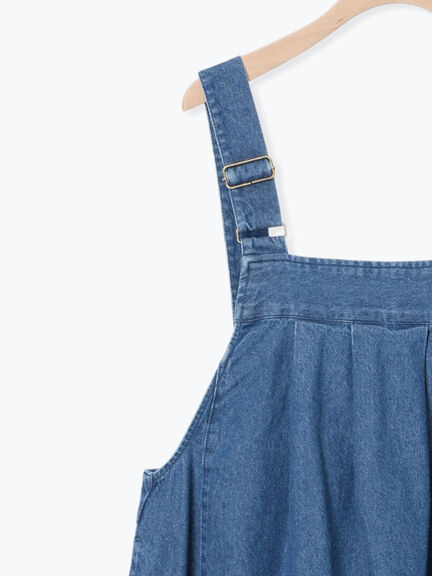 前タックジャンパースカート（チャコールグレー/ブラウン/ブルー/キナリ）｜Samansa Mos2（サマンサ モスモス）通販