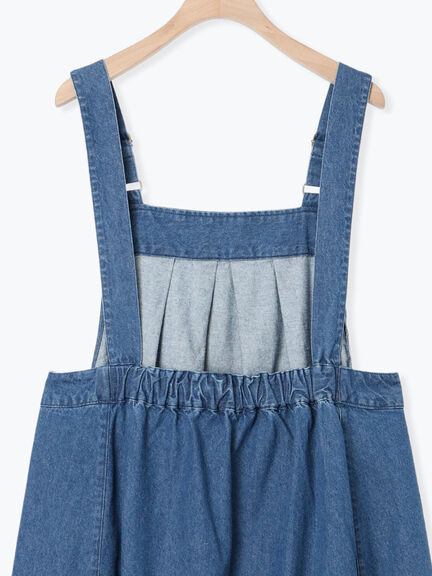 前タックジャンパースカート（チャコールグレー/ブラウン/ブルー/キナリ）｜Samansa Mos2（サマンサ モスモス）通販