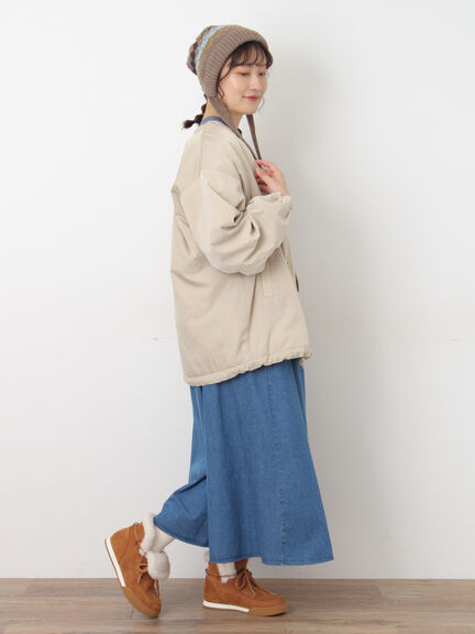 ボアスニーカーブーツ（ダークブラウン/キャメル）｜Samansa Mos2（サマンサ モスモス）通販