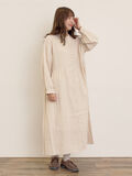 【Cross×Linen】フリルワンピース《S/Mサイズ》（キナリ）｜Samansa Mos2（サマンサ モスモス）通販