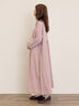 【Cross×Linen】フリルワンピース《S/Mサイズ》（チャコールグレー/ピンク/ベージュ/ブルー/キナリ）｜Samansa Mos2（サマンサ モスモス）通販