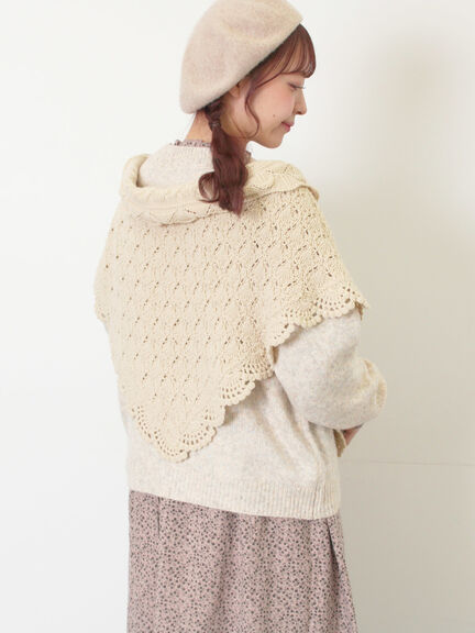 【Cross×Linen】フリルワンピース《S/Mサイズ》（チャコールグレー/ピンク/ベージュ/ブルー/キナリ）｜Samansa Mos2（サマンサ モスモス）通販