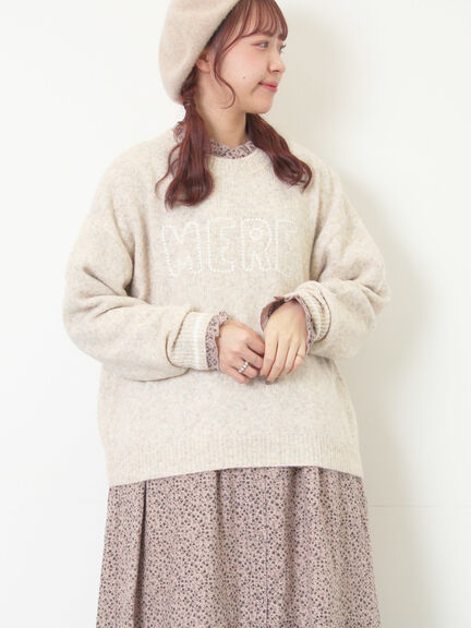 【Cross×Linen】フリルワンピース《S/Mサイズ》（チャコールグレー/ピンク/ベージュ/ブルー/キナリ）｜Samansa Mos2（サマンサ モスモス）通販