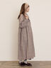 【Cross×Linen】フリルワンピース《S/Mサイズ》（チャコールグレー/ピンク/ベージュ/ブルー/キナリ）｜Samansa Mos2（サマンサ モスモス）通販