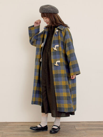 【Cross×Linen】フリルワンピース《S/Mサイズ》（チャコールグレー/ピンク/ベージュ/ブルー/キナリ）｜Samansa Mos2（サマンサ モスモス）通販