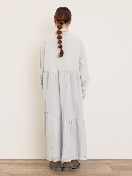 【S/Mサイズ】レースパッチワークワンピース（オフホワイト/ブラック/モカ/ブルー）｜Samansa Mos2（サマンサ モスモス）通販