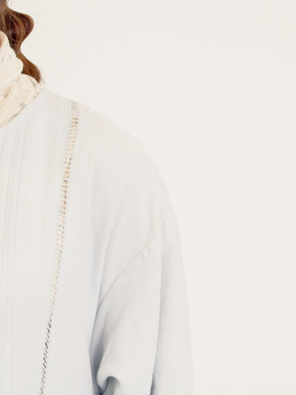 【S/Mサイズ】レースパッチワークワンピース（オフホワイト/ブラック/モカ/ブルー）｜Samansa Mos2（サマンサ モスモス）通販