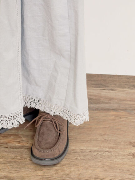 【S/Mサイズ】レースパッチワークワンピース（オフホワイト/ブラック/モカ/ブルー）｜Samansa Mos2（サマンサ モスモス）通販