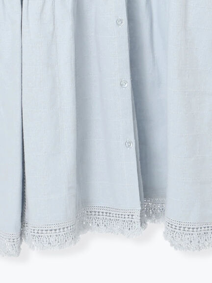 【S/Mサイズ】レースパッチワークワンピース（オフホワイト/ブラック/モカ/ブルー）｜Samansa Mos2（サマンサ モスモス）通販