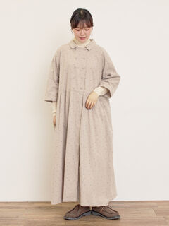 立川店/EC限定】リネンボレロ付キャミワンピース（オフホワイト