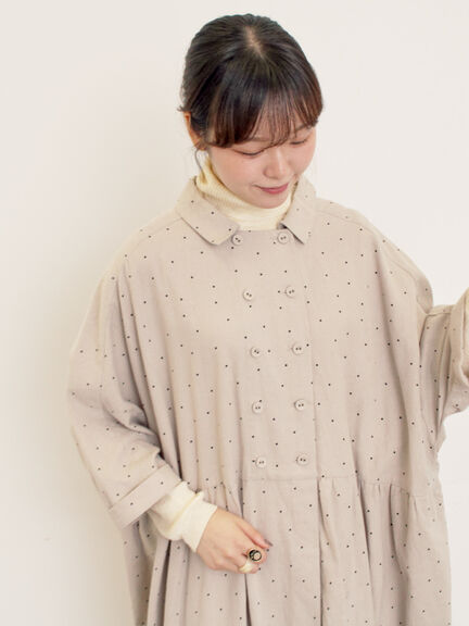 【S/Mサイズ】ドルマンスリーブギャザーワンピース（ブラック/ベージュ/モカ/ブルー）｜Samansa Mos2（サマンサ モスモス）通販