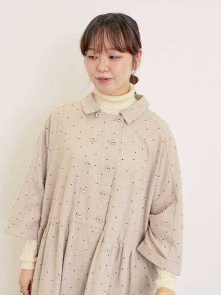 【S/Mサイズ】ドルマンスリーブギャザーワンピース（ブラック/ベージュ/モカ/ブルー）｜Samansa Mos2（サマンサ モスモス）通販