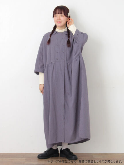 【S/Mサイズ】ドルマンスリーブギャザーワンピース（ブラック/ベージュ/モカ/ブルー）｜Samansa Mos2（サマンサ モスモス）通販