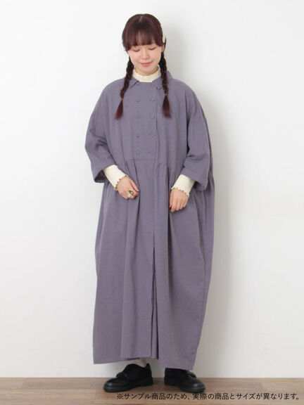 【S/Mサイズ】ドルマンスリーブギャザーワンピース（ブラック/ベージュ/モカ/ブルー）｜Samansa Mos2（サマンサ モスモス）通販