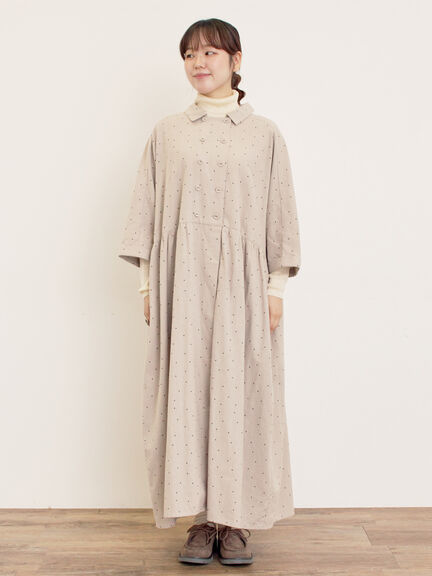 【S/Mサイズ】ドルマンスリーブギャザーワンピース（ブラック/ベージュ/モカ/ブルー）｜Samansa Mos2（サマンサ モスモス）通販