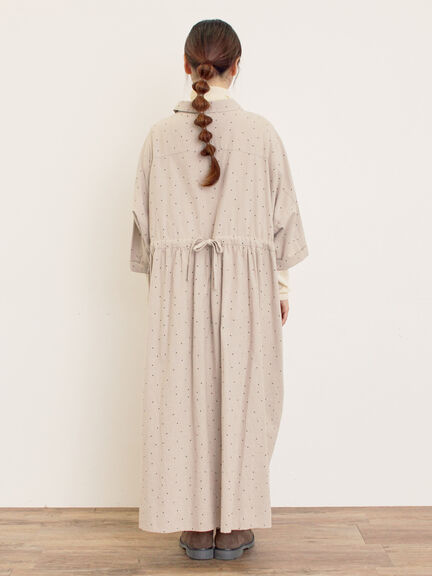 【S/Mサイズ】ドルマンスリーブギャザーワンピース（ブラック/ベージュ/モカ/ブルー）｜Samansa Mos2（サマンサ モスモス）通販