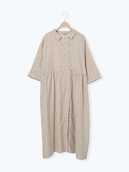 【S/Mサイズ】ドルマンスリーブギャザーワンピース（ブラック/ベージュ/モカ/ブルー）｜Samansa Mos2（サマンサ モスモス）通販