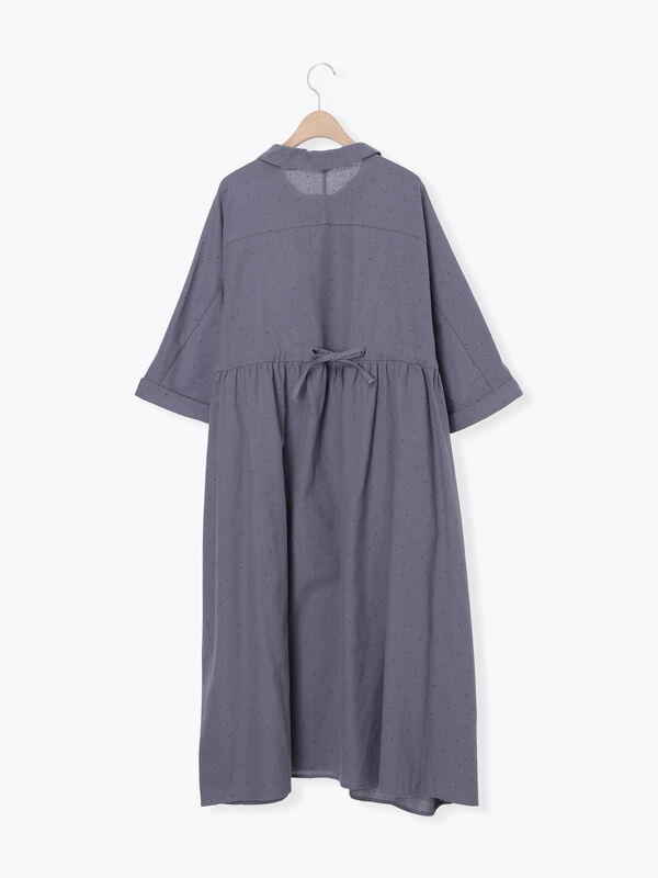 S/Mサイズ】ドルマンスリーブギャザーワンピース（ブラック/ベージュ