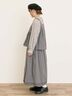 【ゆべし×Samansa Mos2】前後2WAYビスチェ(グレー/ブラック/ベージュ/キャメル)|Samansa Mos2(サマンサ モスモス)通販