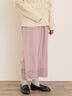 【Cross×Linen】裾フリルパンツ（チャコールグレー/ピンク/キナリ）｜Samansa Mos2（サマンサ モスモス）通販