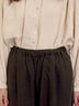 【Cross×Linen】裾フリルパンツ（チャコールグレー/ピンク/キナリ）｜Samansa Mos2（サマンサ モスモス）通販