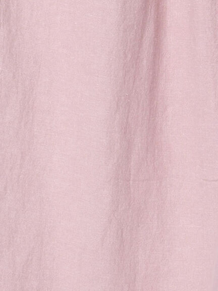 【Cross×Linen】裾フリルパンツ（チャコールグレー/ピンク/キナリ）｜Samansa Mos2（サマンサ モスモス）通販