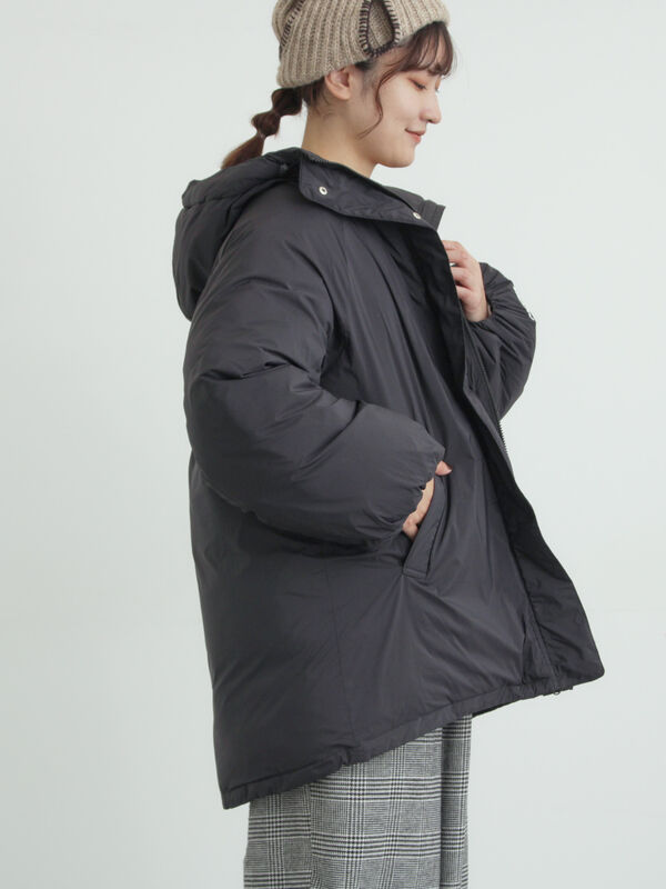 KELTY×Samansa Mos2】インサレーションミドルコート（ブラック/ミント